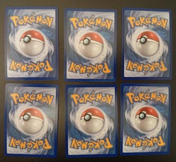 Pokémon - 6 Card - Totodile, Chikorita, Cyndaquil, altro