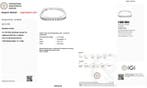 Bracelet - 18 carats Or blanc - 2.11ct. tw. Diamant