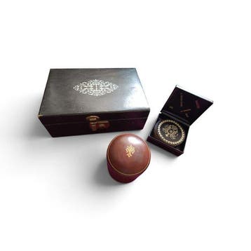 Decoratief ornament (3) - Florence-lederen dozen