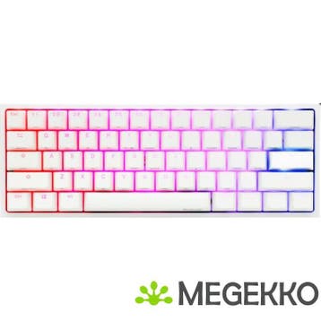 Ducky One 2 Pro Mini RGB White Edition Cherry MX Blue, Informatique & Logiciels, Claviers, Verzenden