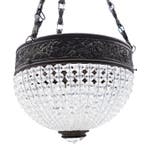 Plafonnier - Sac de perles - Cristal, Laiton, Antiquités & Art