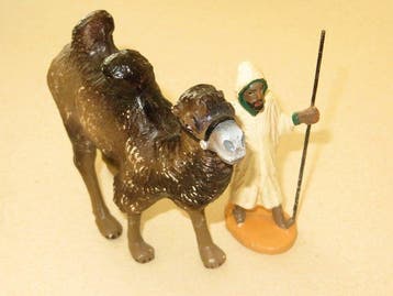 Durso - Figuur - durso bédouin + chameau très très rare no, Nieuw