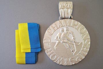 Sportprijs Official Silver Award price medal 1978 World Ice