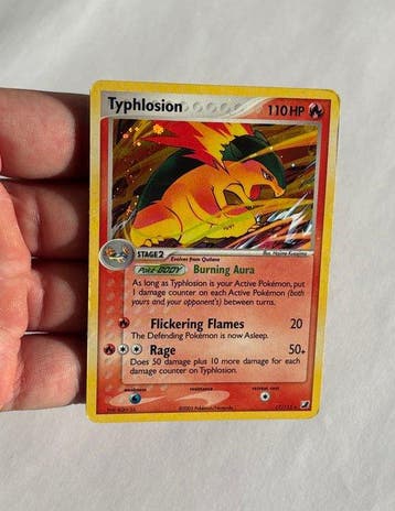 Pokémon - 4 Card - Typhlosion, Cyndaquil, Quilava Holo - EX, Nieuw