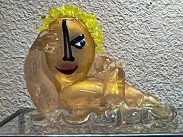 Ripollés (1932) - sculptuur, La Pícara - 32 cm - Murano-glas