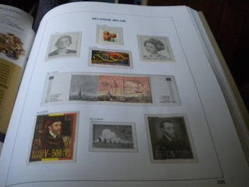 België 2000/2006 - Begin van de collectie in album: davo, Timbres & Monnaies