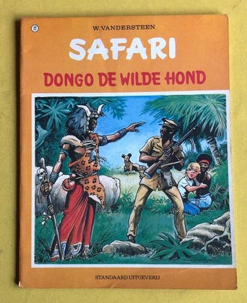 Safari 22 - Dongo de wilde hond - Inclusief paginagrote, Livres