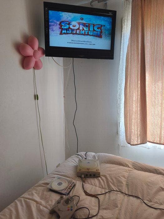 Sega - Dreamcast - Videogameconsole + games, Games en Spelcomputers, Spelcomputers | Overige Accessoires