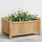 vidaXL Plantenbak 50x30x25 cm bamboe, Tuin en Terras, Verzenden, Nieuw
