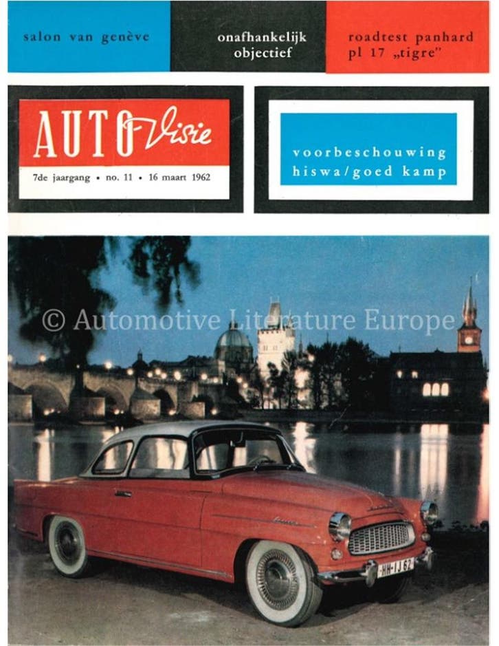 1962 AUTOVISIE MAGAZINE 11 NEDERLANDS, Boeken, Auto's | Folders en Tijdschriften, Ophalen of Verzenden