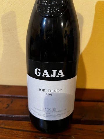 2001 Gaja, Sorì Tildìn - Langhe - 1 Fles (0,75 liter), Nieuw