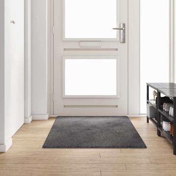 vidaXL Tapijt Loper Grijs 100 x 200 cm 100% Polypropyleen, Verzenden, Nieuw