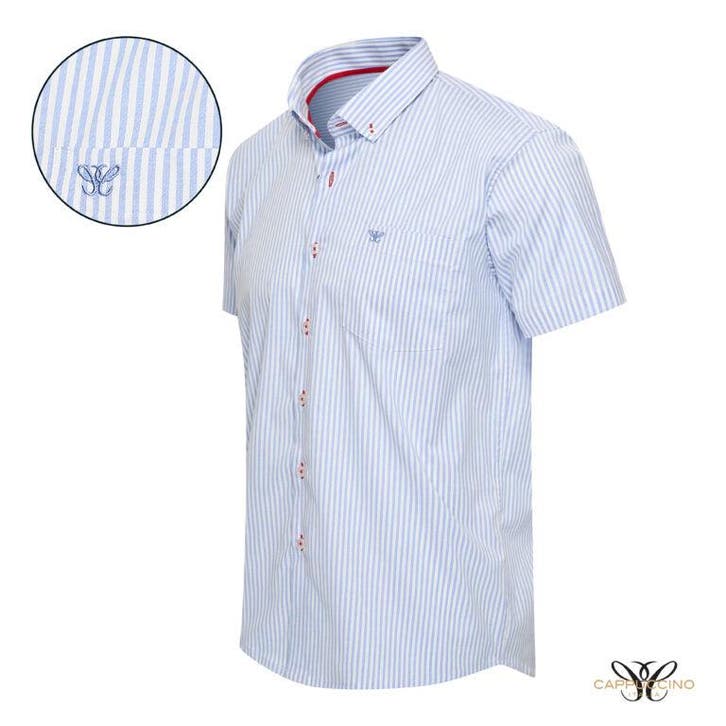 2dekans | Cappuccino Bronte shirt streepjes Lichtblauw -, Vêtements | Femmes, T-shirts, Enlèvement ou Envoi