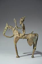 Een bronzen beeldhouwwerk - Dogon - Mali (Zonder, Antiek en Kunst