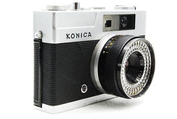 Konica EE-Matic 35mm Hexanon 40mm f2.8 Meetzoeker camera