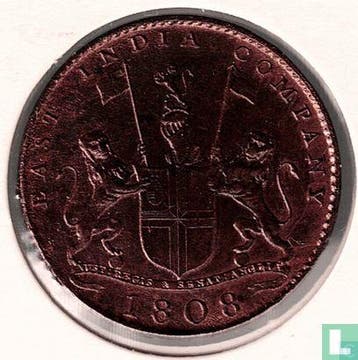 Madras 10 cash 1808 (4.66 g), Verzenden, Losse munt