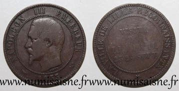 France Frankreich Km M24 10 Centimes 1853 Typ Napoleon Ii..., Verzenden, België