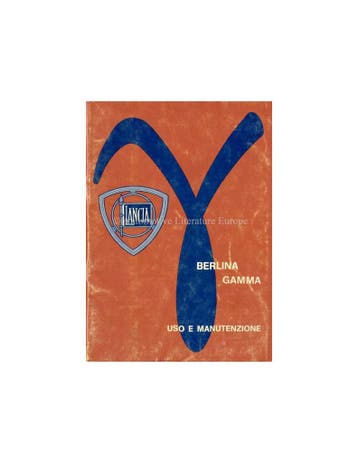 1976 LANCIA GAMMA BERLINA INSTRUCTIEBOEKJE ITALIAANS, Ophalen of Verzenden