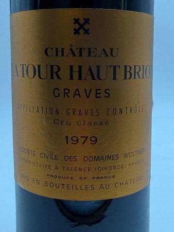 1979 Chateau La Tour Haut Brion - Graves Grand Cru Classé -