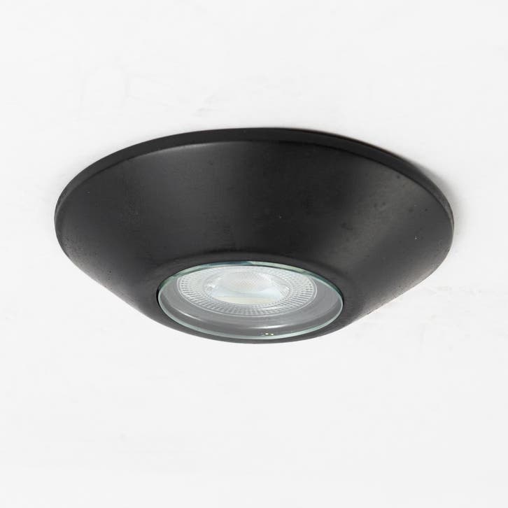 Spots inbouw Messing Plafondspot Gemini Antiek Zwart, Huis en Inrichting, Lampen | Overige, Verzenden