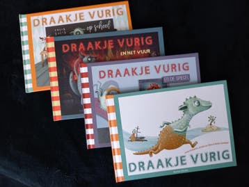 Draakje Vurig Set Deel 1 T/M 4 | Nieuw, Boeken, Verzenden, Nieuw, Josina Intrabartolo; Janneke Olphen