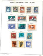 Suisse - Collection de timbres sur feuilles d’album,, Timbres & Monnaies, Timbres | Europe | Belgique