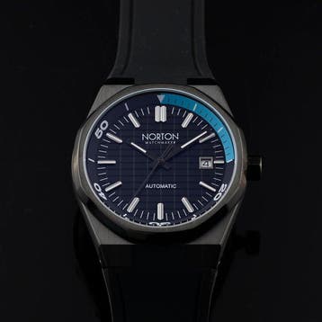 Norton - Borgo - Automatico Miyota 8215 - PVD Nero -, Nieuw
