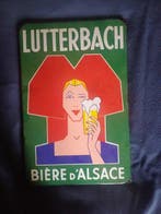 Lutterbach Bière dAlsace - Reclamebord - Staal, emaille