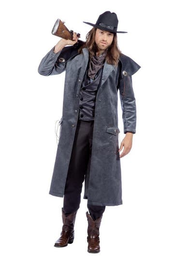Cowboy Jas Grijs Heren Western, Verzenden, Nieuw