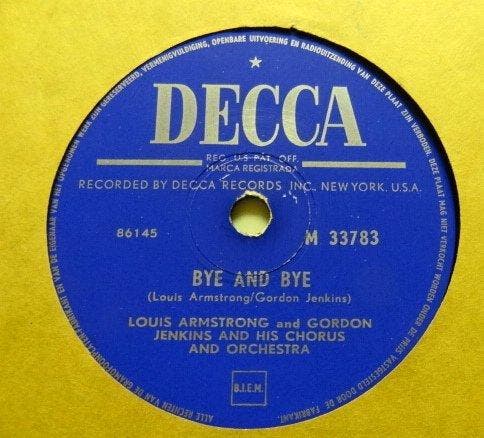 Louis Armstrong, John Kirby, Count Basie, Lionel Hampton,, CD & DVD, Vinyles Singles