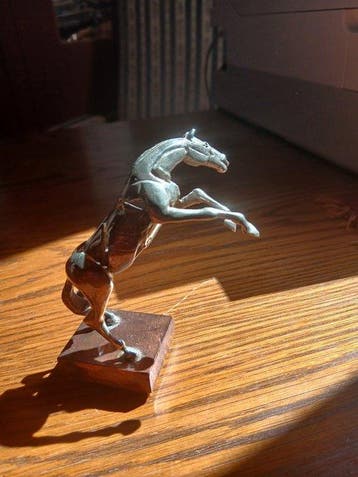 Rik Poot - Beeld, Paard in Zilver - 9.5 cm - .925 zilver