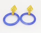 Boucles doreilles cocktail - 18 carats Or jaune