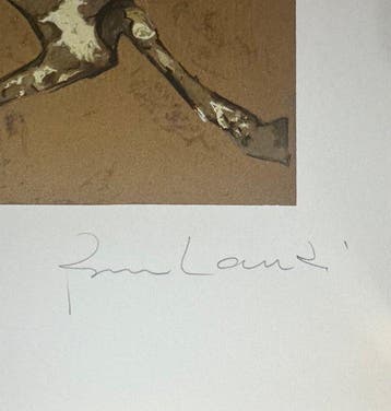 Bruno Landi (1941) - Cavalieri - 2 fogli