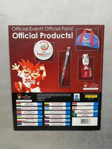 2008 Panini Euro 2008 Cristiano Ronaldo Édition originale -