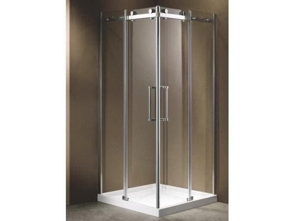Veiling - Douchecabine vierkant - 90x90x200 cm - incl. douch, Doe-het-zelf en Bouw, Sanitair