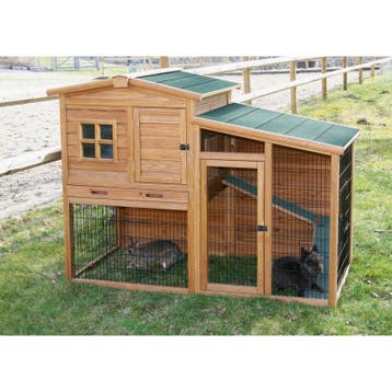 Kleinveehok fortuna 160x80x117cm incl.buitenren als, Dieren en Toebehoren, Nieuw