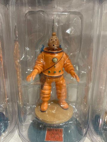Tintin - 5 Statuette Moulinsart serie Lune - Moulinsart -