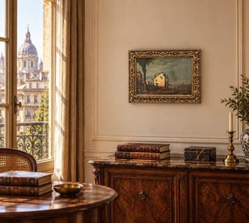 Escuela Barroco Italiana (XIX) - Vista Veneciana