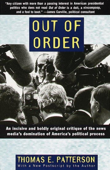 Out of Order 9780679755104 Thomas E. Patterson, Verzenden, Thomas E. Patterson