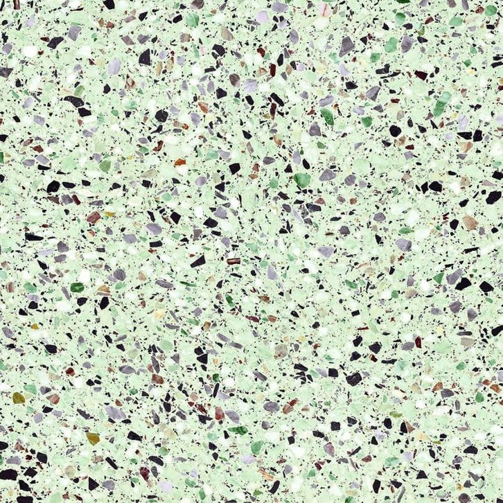 Vloertegel/Wandtegel Terre Terrazzo Medley Leaf Groen 60x60, Doe-het-zelf en Bouw, Tegels, 60 cm of meer, 60 cm of meer, 10 m² of meer