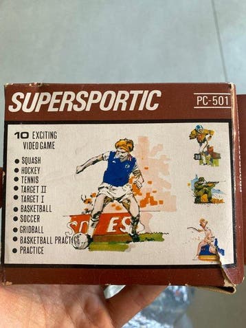 soundic - PC-501 - SUPERSPORTIC - Videogameconsole + games