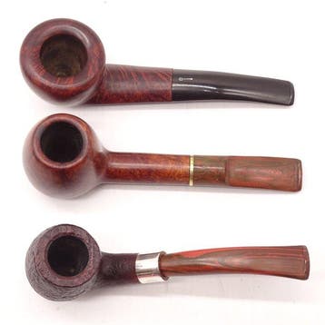 Savinelli - Sterling Silver Club, Oscar, Bruna - Zonder