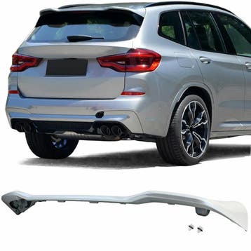 Dakspoiler Mineral Weis (A96) BMW X3 G01vanaf 2018 B9323, Nieuw, BMW