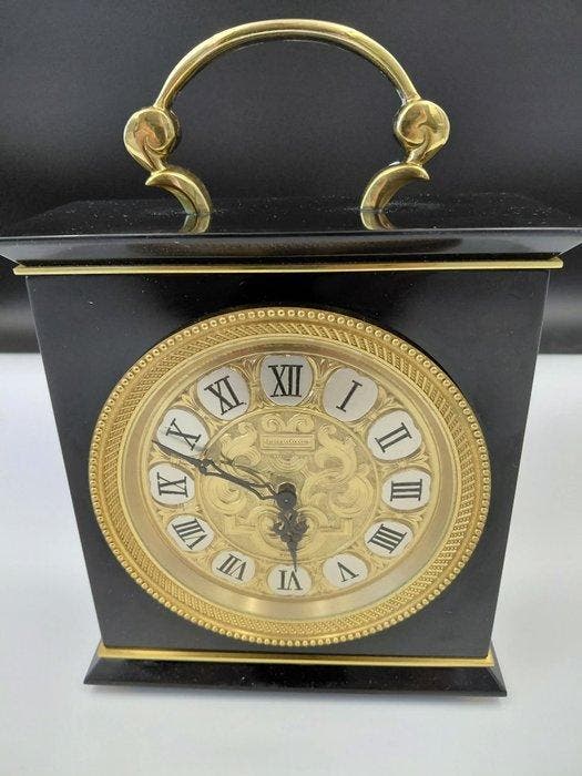 Bureauklok - Marmer, Messing - 1960-1970 - Jaeger LeCoultre, Antiek en Kunst, Antiek | Klokken