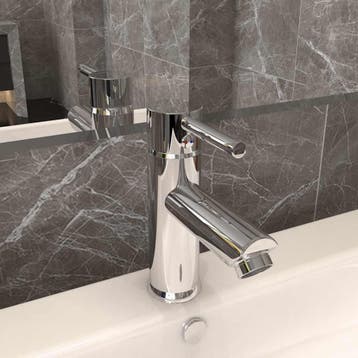 vidaXL Wastafelkraan 130x176 mm verchroomd, Doe-het-zelf en Bouw, Verzenden, Nieuw