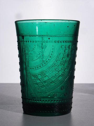 Val Saint Lambert - Drinkglas - Smaragdgroen • model
