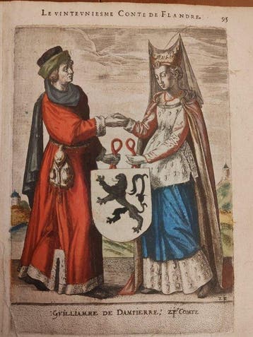 Cornelis Martin (1567-1621) - Margherita II di Fiandra — Les