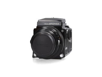 Zenza Bronica ETR-C + 75mm F/2.8 - 1 jaar garantie, Ophalen of Verzenden, Zo goed als nieuw