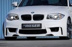 Rieger voorbumper | 1er E82, E88 (182 / 1C): 10.07- - Coupé,, Verzenden, Nieuw, BMW