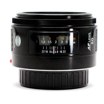 Minolta AF 50mm f/1.7 Objectif principal